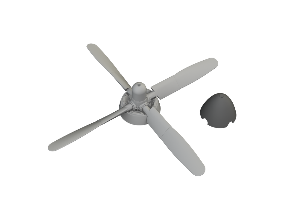 Eduard Brassin ED672361 1:72 P-51D Mustang Hamilton Standard propeller