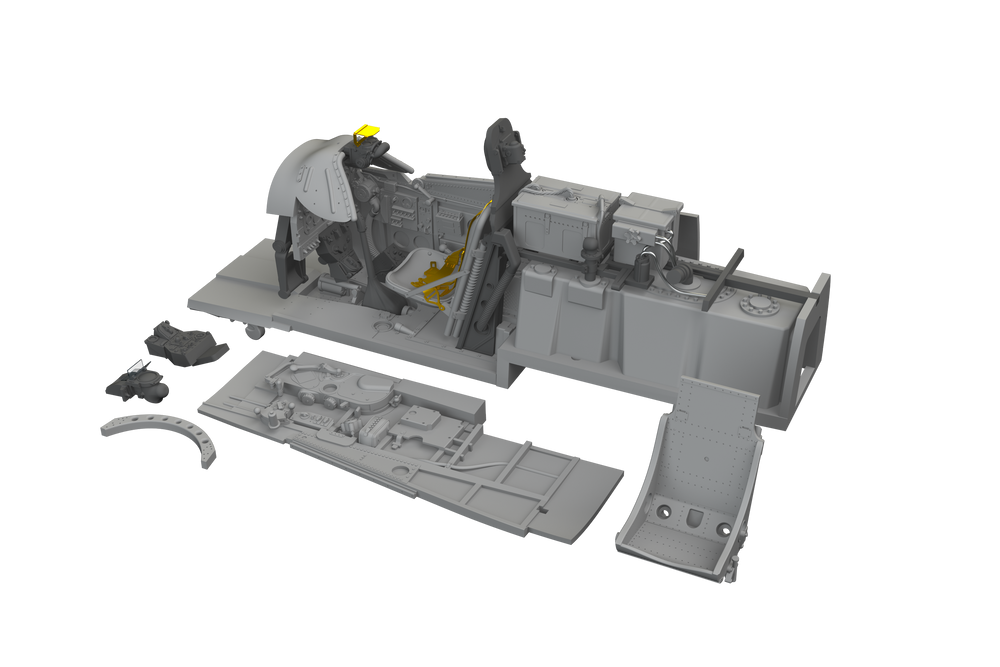 Eduard Brassin ED672363 1:72 North-American P-51D-5 Mustang cockpit
