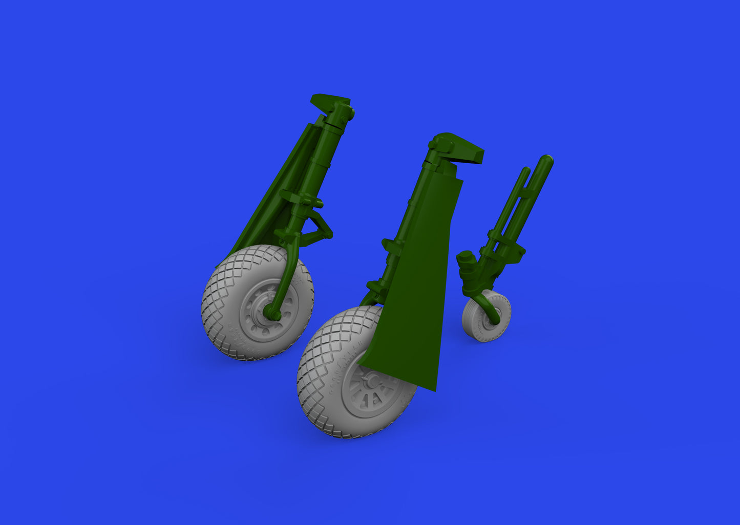 Eduard Brassin ED672370 North-American P-51D Mustang wheels diamond tread 2 1:72