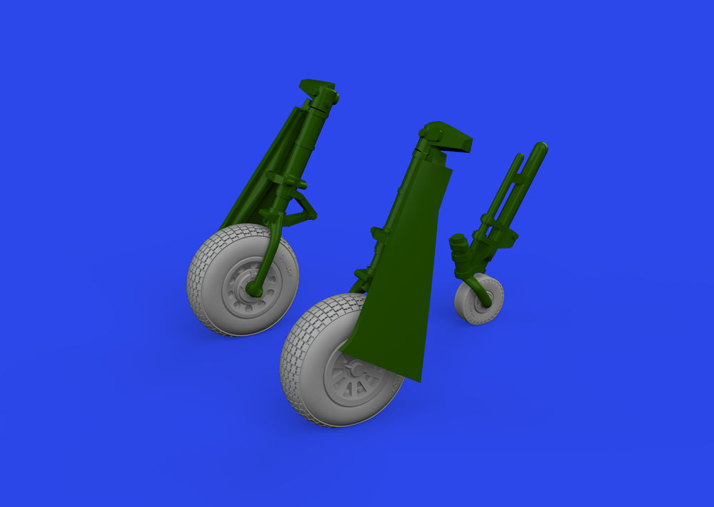 Eduard Brassin ED672371 North-American P-51D Mustang wheels block tread 2 1:72