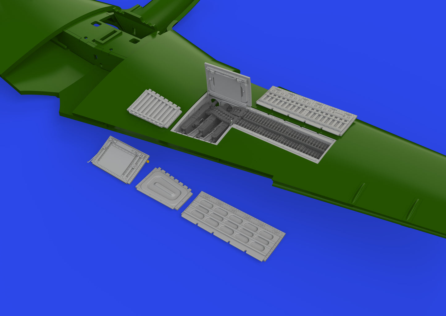 Eduard Brassin ED672379 1:72 North-American P-51D Mustang gun bays