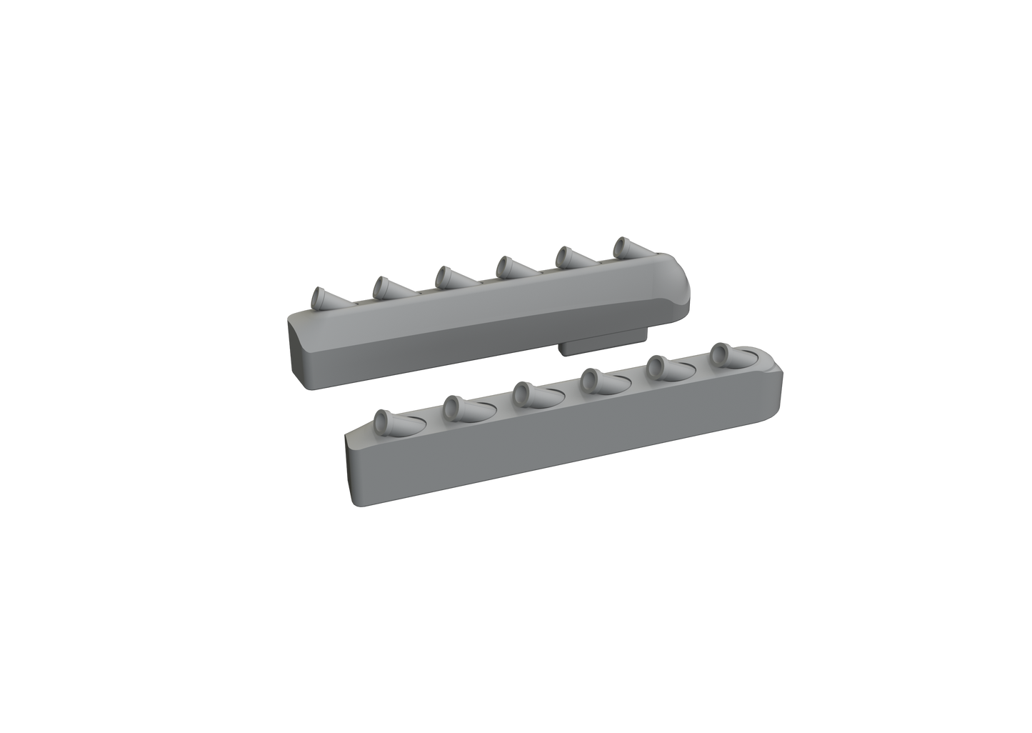 Eduard Brassin ED672412 1:72 P-51D Mustang Exhausts with Fairing 3D-Print