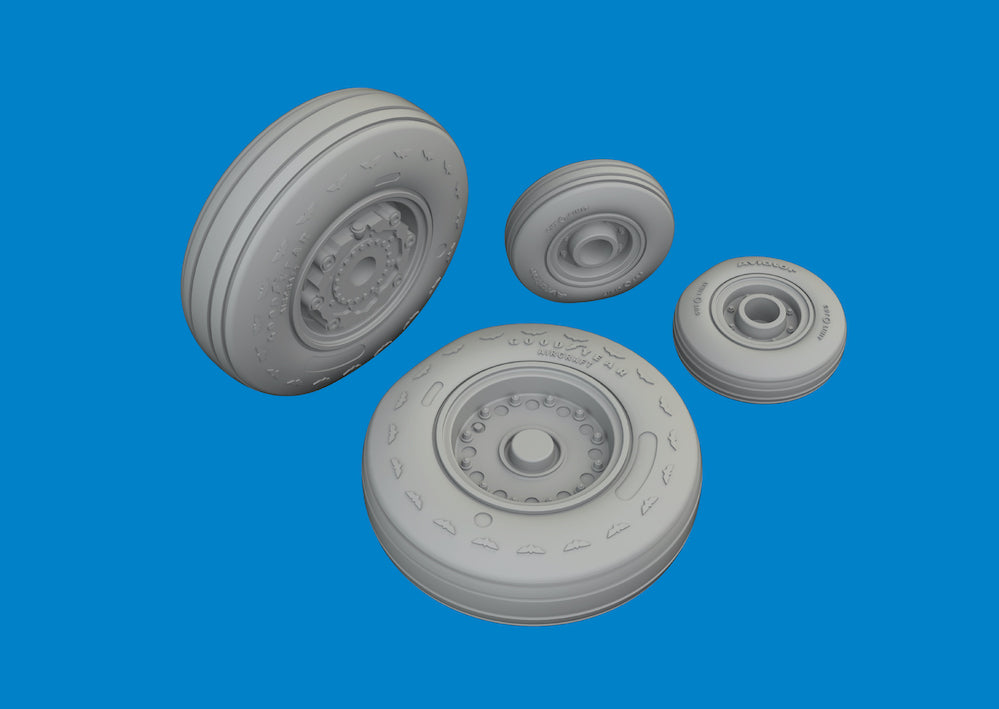 Eduard Brassin ED672416 Grumman E-2C Hawkeye wheels 1:72