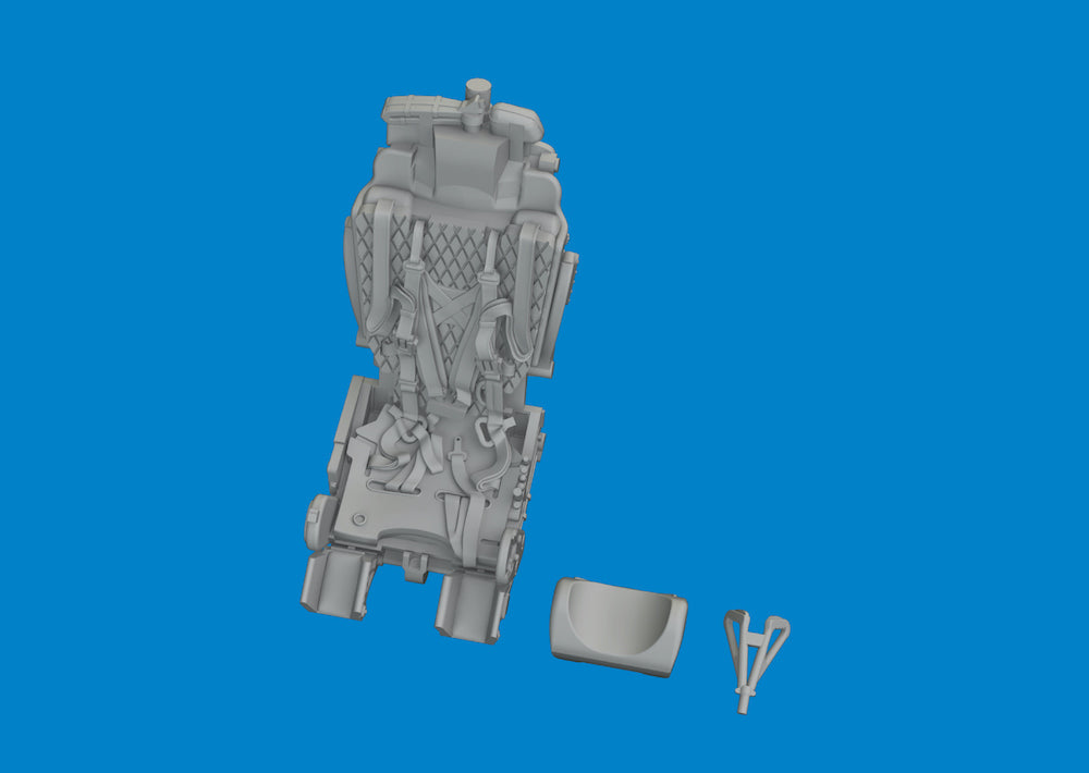 Eduard Brassin ED672418 Mikoyan MiG-21 seat with integral belts 3D-Printed 1:72