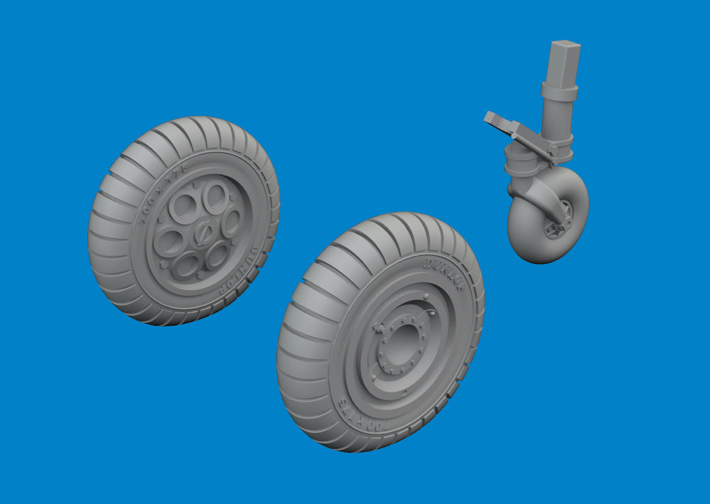Eduard Brassin ED672419 Focke-Wulf Fw-190A-3/Fw-190A-8 wheels early 1:72