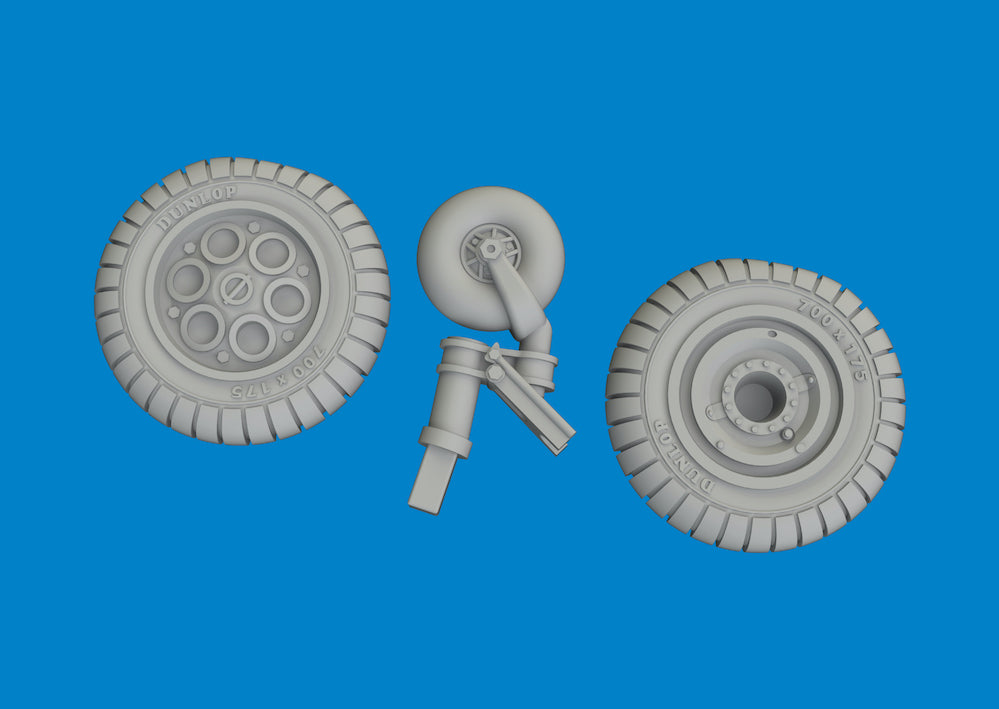 Eduard Brassin ED672419 Focke-Wulf Fw-190A-3/Fw-190A-8 wheels early 1:72