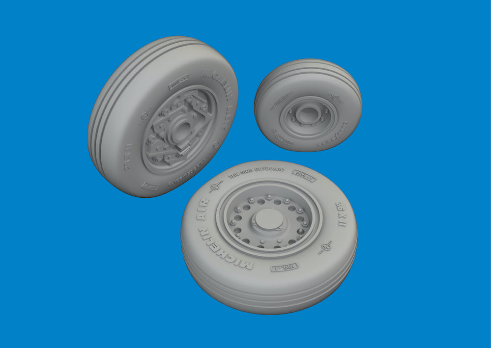 Eduard Brassin ED672420 Fairchild A-10C Thunderbolt II wheels 1:72
