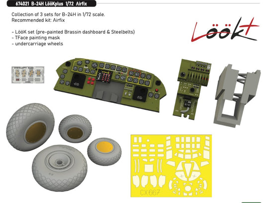 Eduard Brassin ED674021 Consolidated B-24H Liberator LooKplus series 1:72