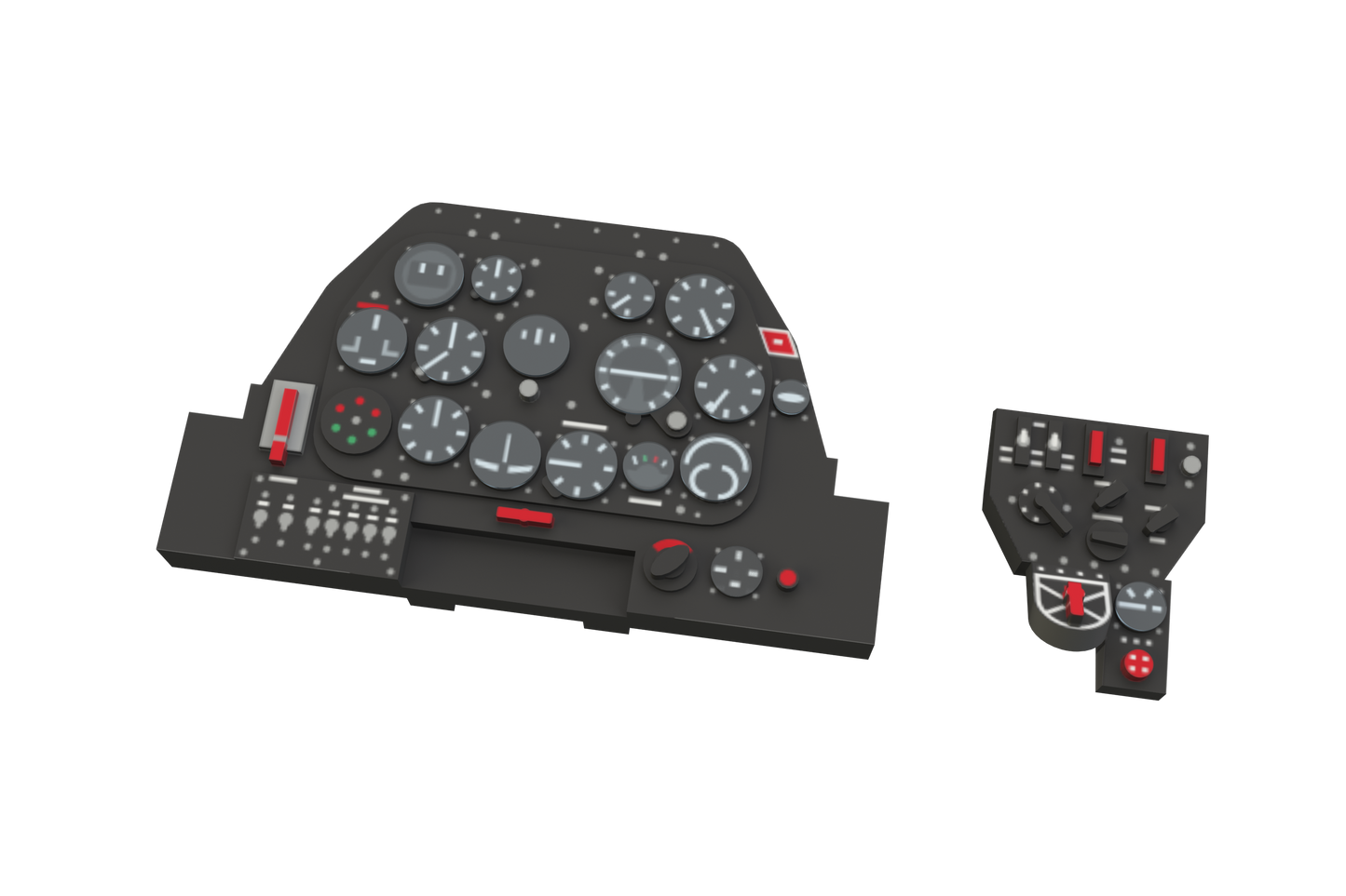 Eduard Brassin ED674044 P-51B/C Mustang Instrument Panel LooK 1:72