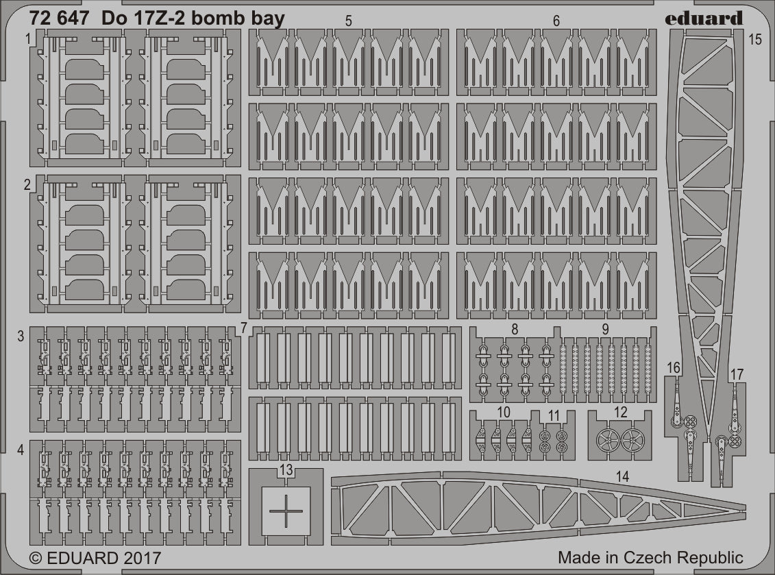 Eduard ED72647 1:72 Dornier Do-17Z-2 bomb bay