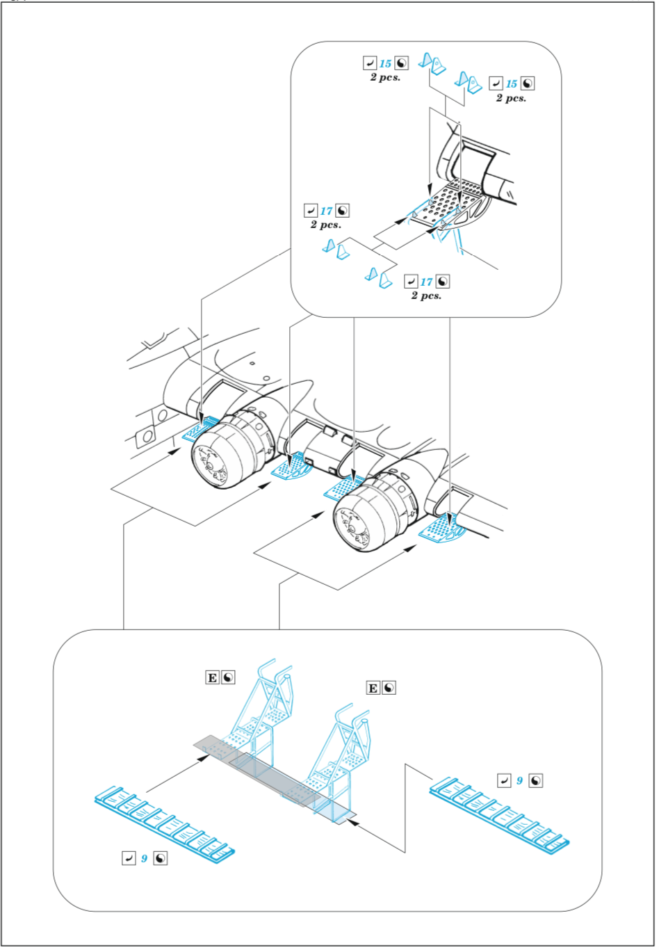 Eduard ED72691 1:72 Short Sunderland Mk.V opening maintenance panels