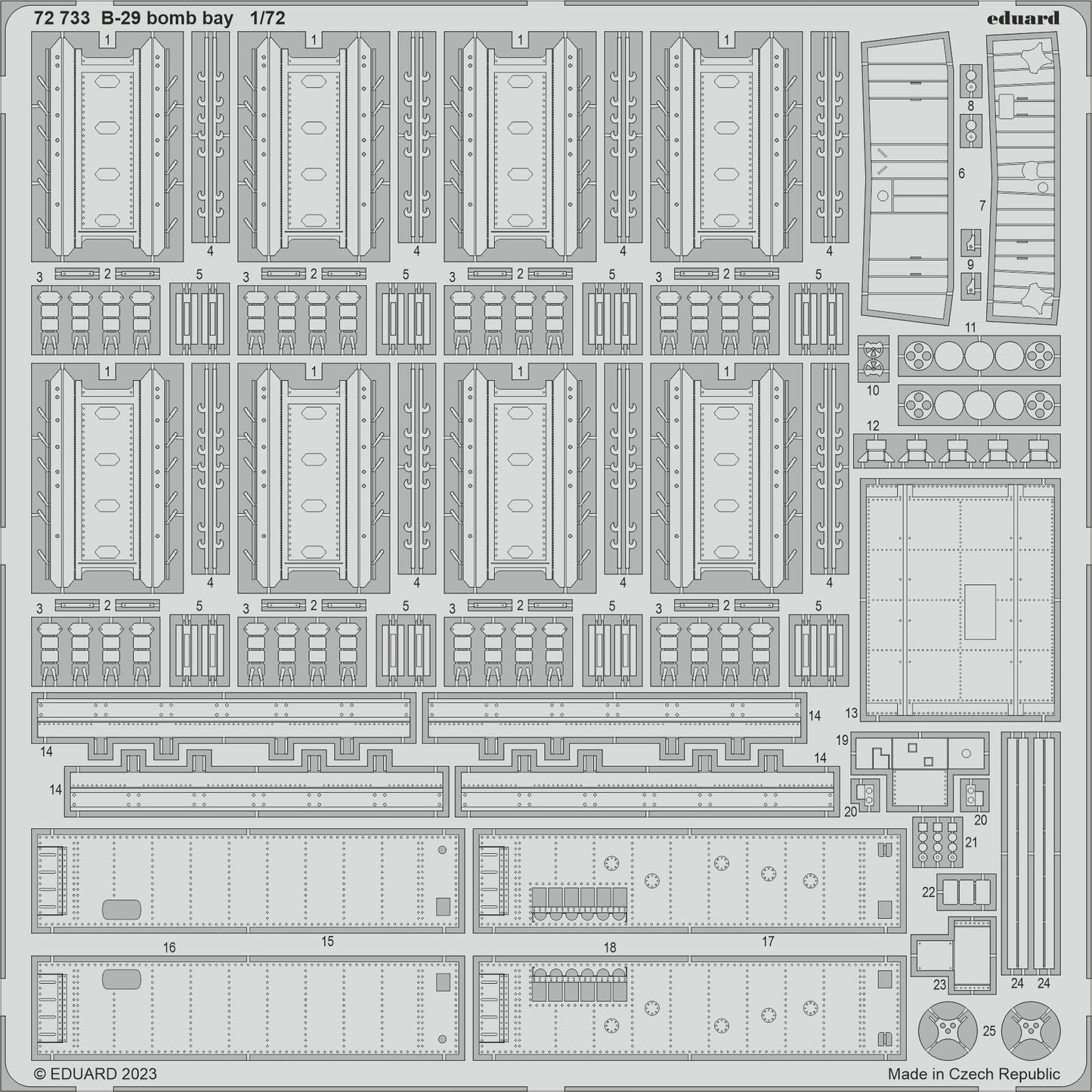 Eduard ED72733 1:72 Boeing B-29 Superfortress bomb bay