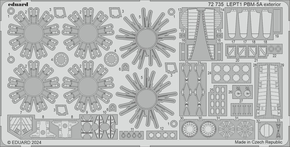 Eduard ED72735 Martin PBM-5A Mariner exterior 1:72