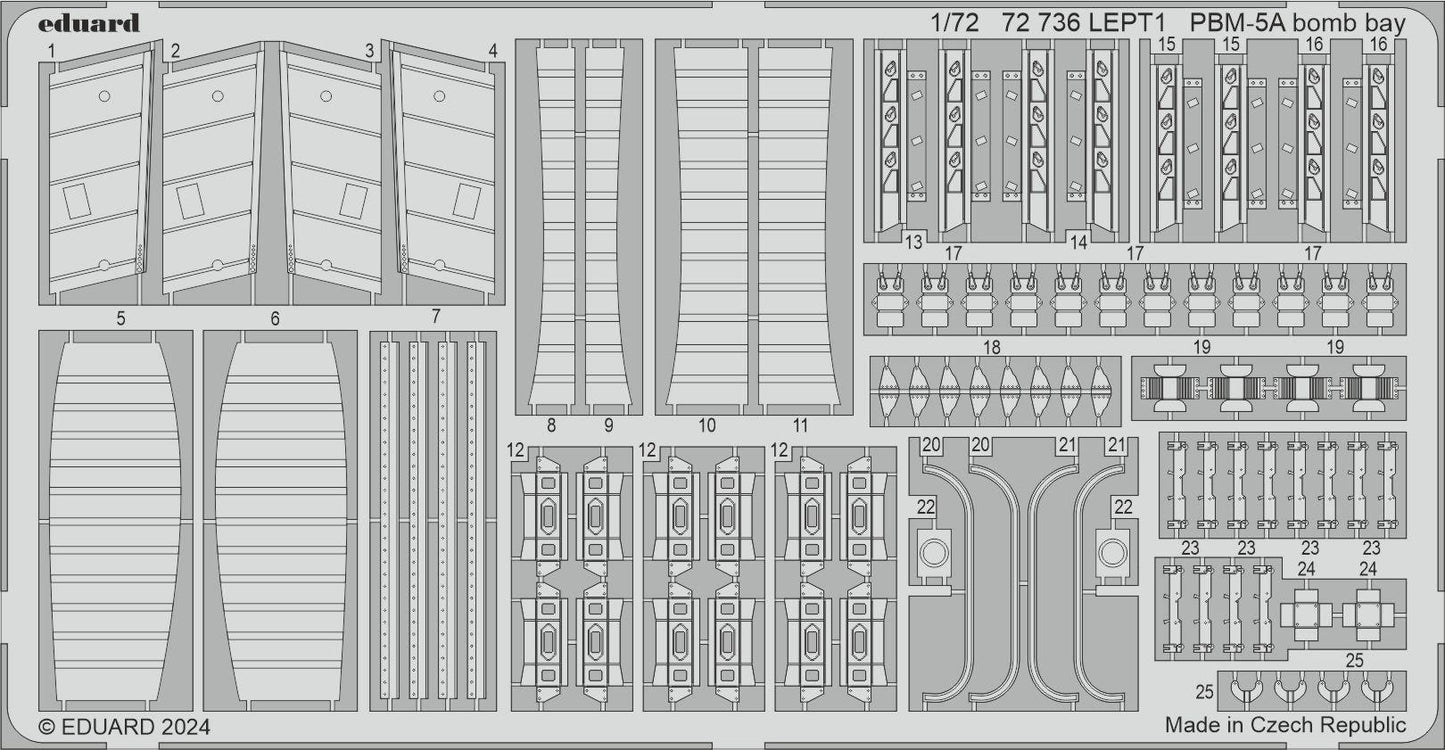 Eduard ED72736 Martin PBM-5A Mariner bomb bay 1:72
