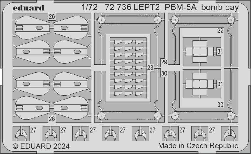 Eduard ED72736 Martin PBM-5A Mariner bomb bay 1:72