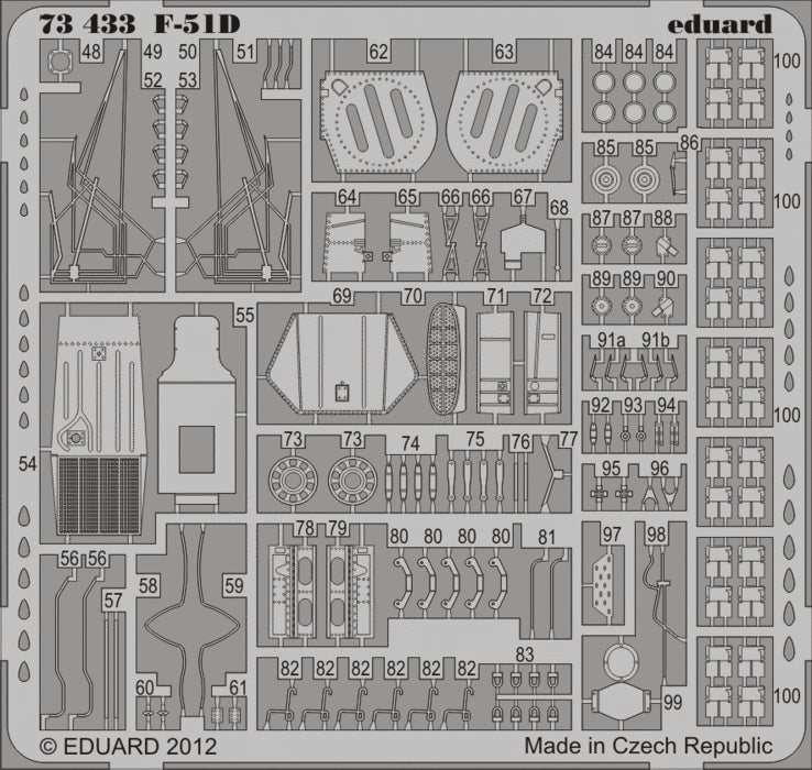 Eduard ED73433 1:72 North-American F-51D Mustang