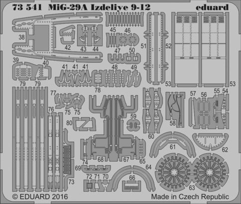 Eduard ED73541 1:72 Mikoyan MiG-29A 'Fulcrum' Izdeliye 9-12