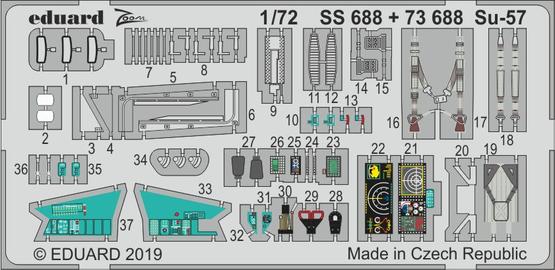 Eduard ED73688 1:72 Sukhoi Su-57 Frazor