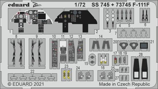 Eduard ED73745 1:72 General-Dynamics F-111F