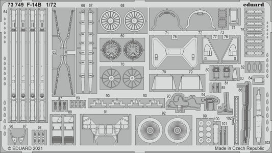 Eduard ED73749 1:72 Grumman F-14B Tomcat