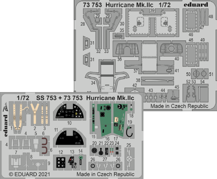 Eduard ED73753 1:72 Hawker Hurricane Mk.IIc