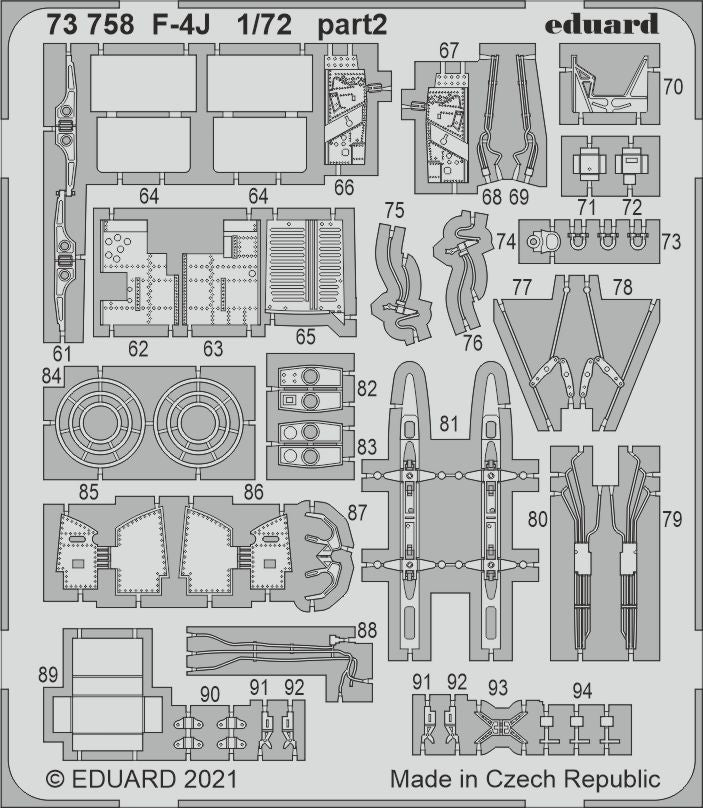 Eduard ED73758 1:72 McDonnell F-4J Phantom
