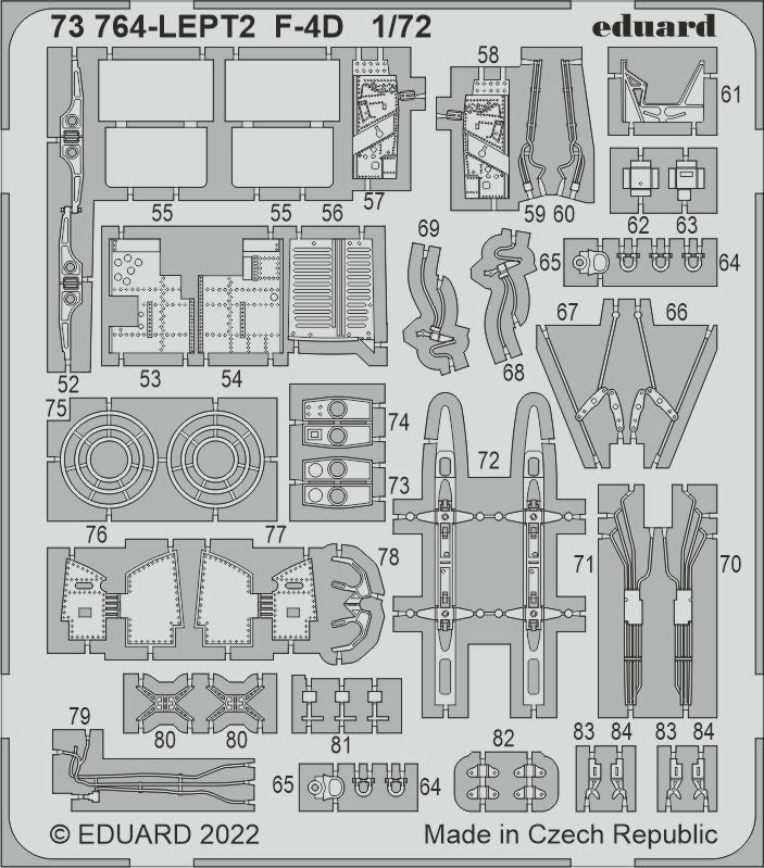 Eduard ED73764 1:72 McDonnell F-4D Phantom