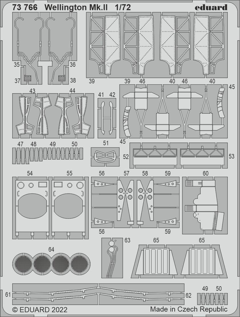 Eduard ED73766 1:72 Vickers Wellington Mk.II