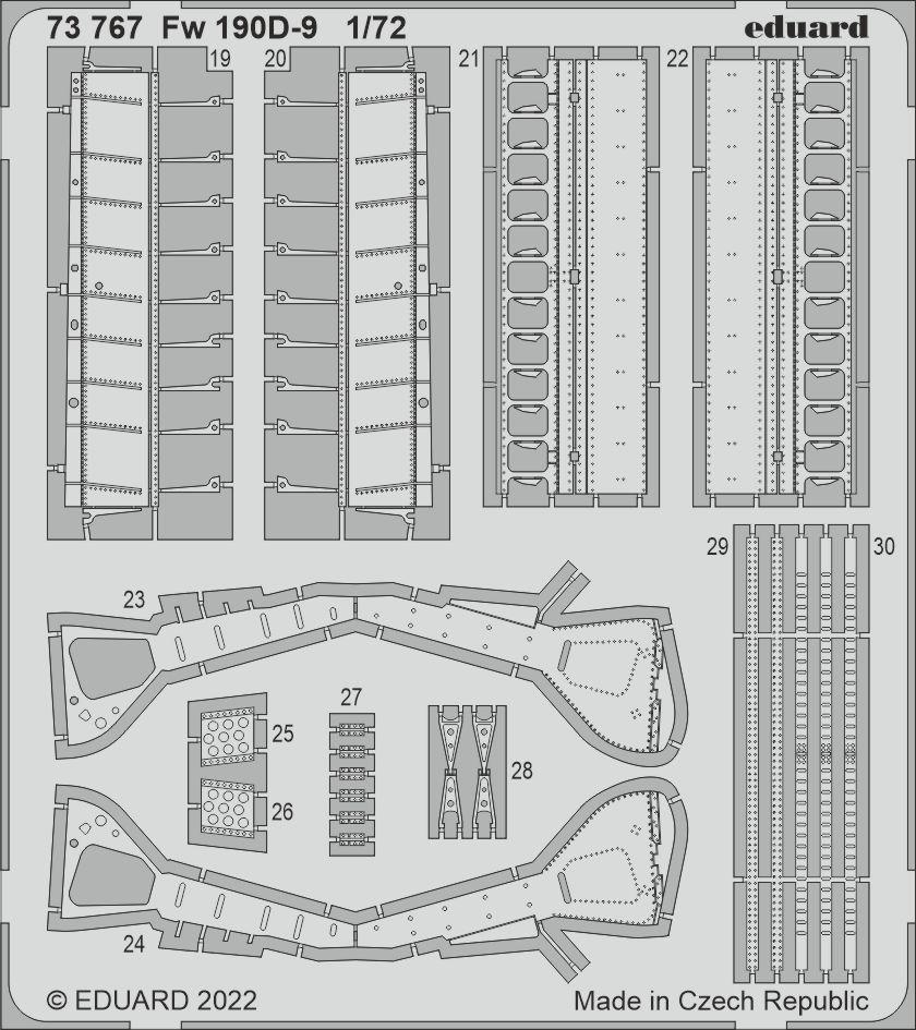 Eduard ED73767 1:72 Focke-Wulf Fw-190D-9