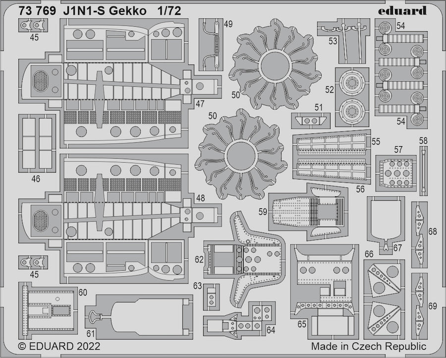 Eduard ED73769 1:72 Nakajima J1N1-S Gekko
