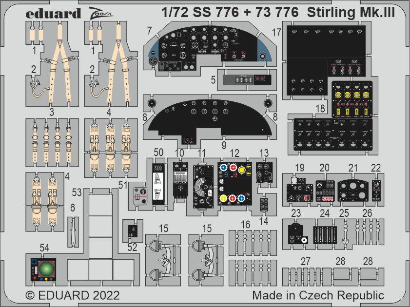 Eduard ED73776 1:72 Short Stirling Mk.III