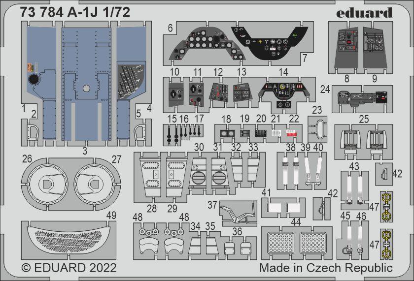 Eduard ED73784 1:72 Douglas A-1J Skyraider