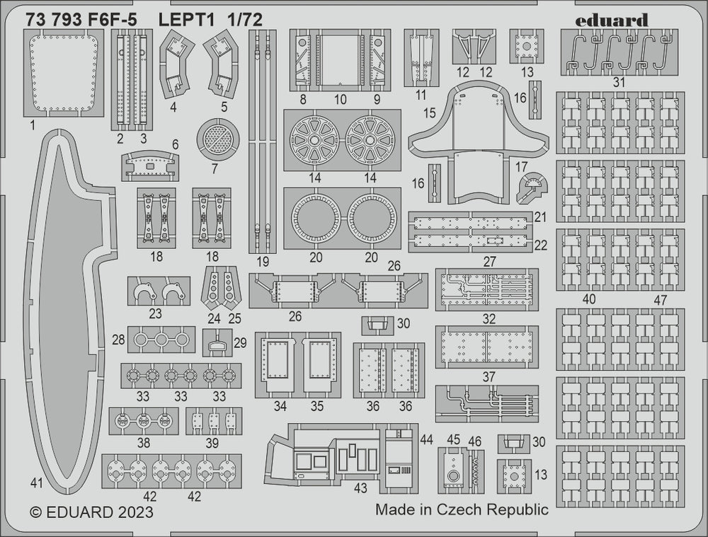 Eduard ED73793 1:72 Grumman F6F-5 Hellcat