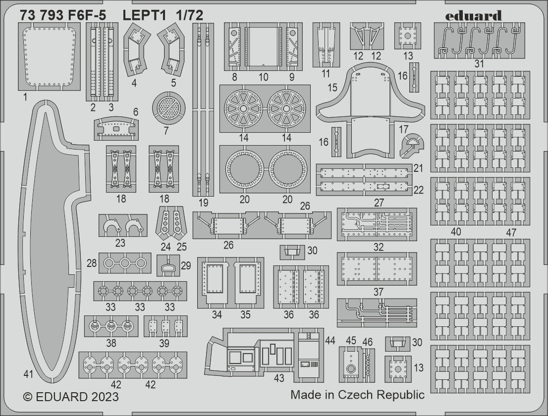 Eduard ED73793 1:72 Grumman F6F-5 Hellcat