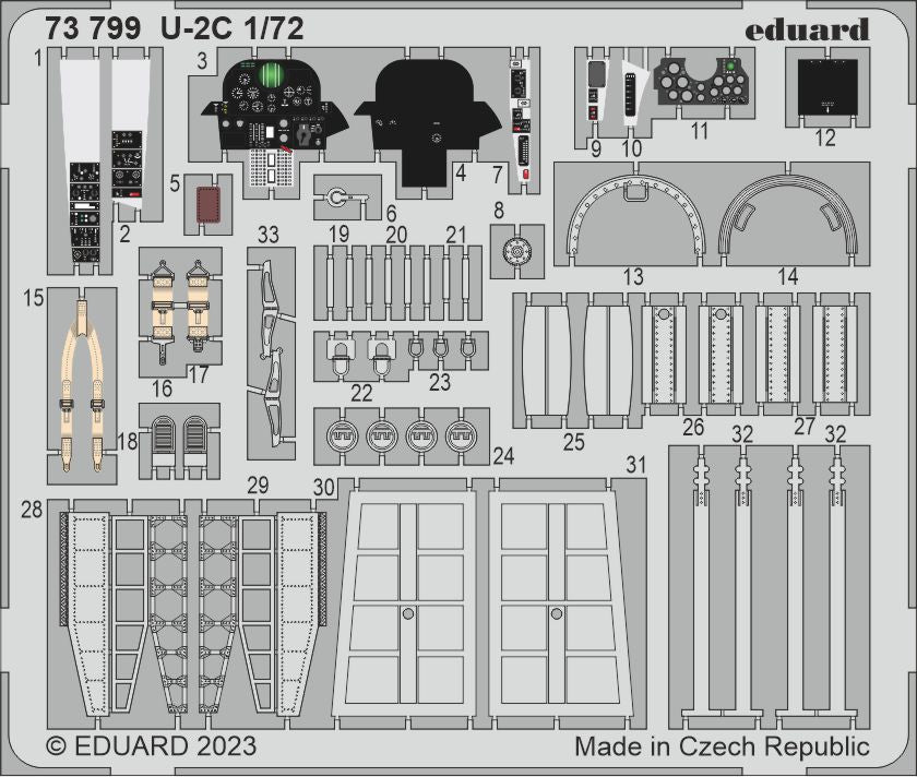 Eduard ED73799 1:72 Lockheed U-2C