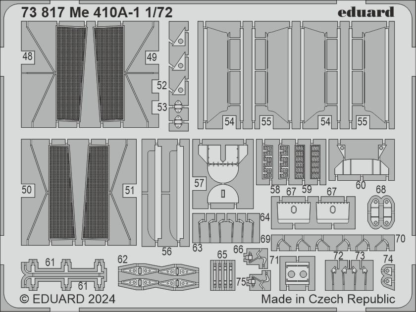 Eduard ED73817 Messerschmitt Me-410A-1/U-2 1:72