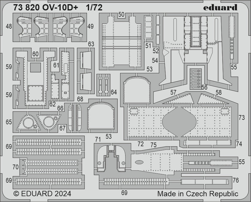 Eduard ED73820 North-American/Rockwell OV-10D+ Bronco 1:72