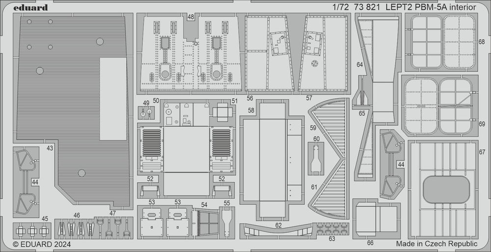 Eduard ED73821 Martin PBM-5A Mariner interior 1:72
