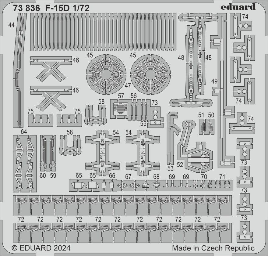 Eduard ED73836 McDonnell F-15D Eagle 1:72