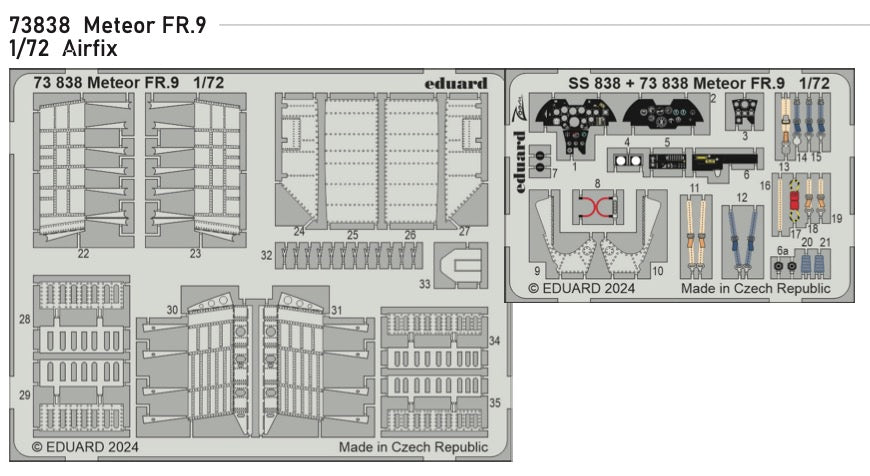 Eduard ED73838 Gloster Meteor FR.9 1:72