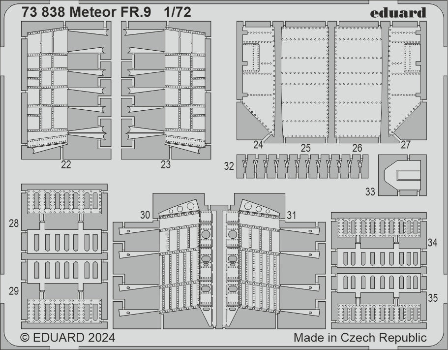 Eduard ED73838 Gloster Meteor FR.9 1:72