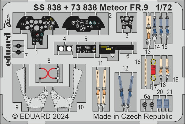 Eduard ED73838 Gloster Meteor FR.9 1:72