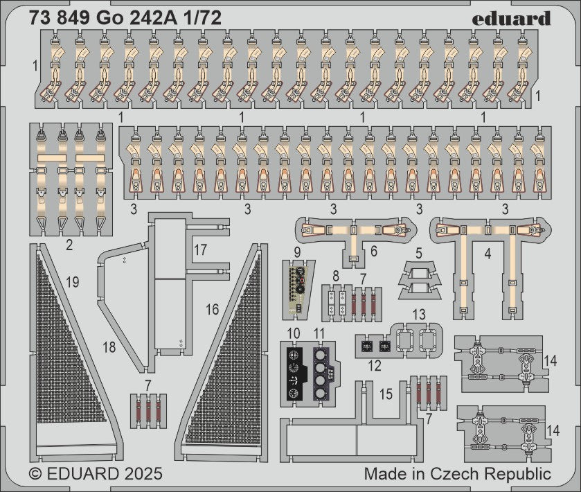 Eduard ED73849 Gotha Go-242A 1:72