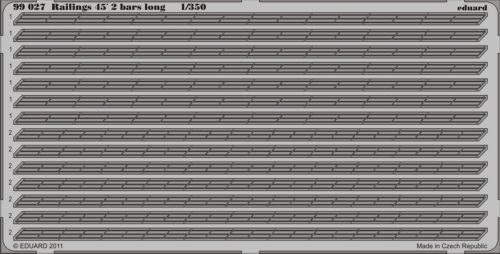 Eduard ED99027 1:350 Railings 45' 2 bars long