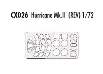 Eduard EDCX026 1:72 Hawker Hurricane Mk.II canopy frame paint mask