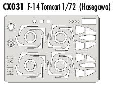 Eduard EDCX031 1:72 Grumman F-14A/F-14B Tomcat canopy frame paint mask