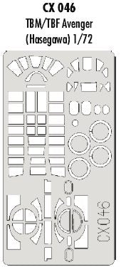 Eduard EDCX046 1:72 Grumman TBM/TBF Avenger