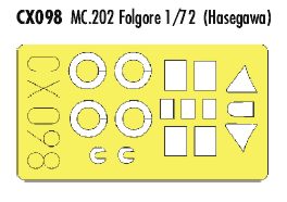 Eduard EDCX098 1:72 Macchi C.202