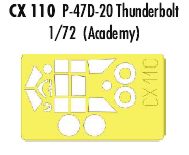 Eduard EDCX110 1:72 Republic P-47D-20 Thunderbolt
