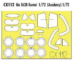 Eduard EDCX112 1:72 Messerschmitt Me-163B Komet